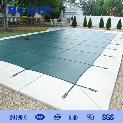 Copertura di sicurezza per piscina 18x36ft rettangolare copertura di sicurezza per piscina verde mesh per piscina